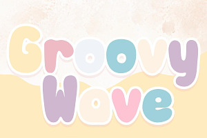 Groovy Wave - Handwritting, a Handwritten Font by Charmingbear59.design