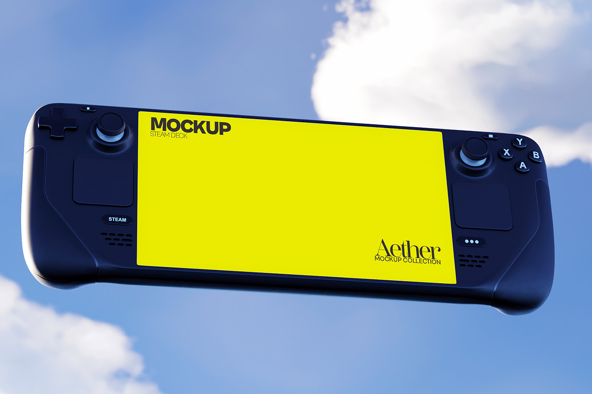 Steam Deck Screen Mockup Bundle, a Device Mockup by Banana Mockups (Photo 3 of 6)