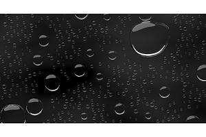 Condensation water drops on black, an Environmental 3D Model by Marozhkastudio