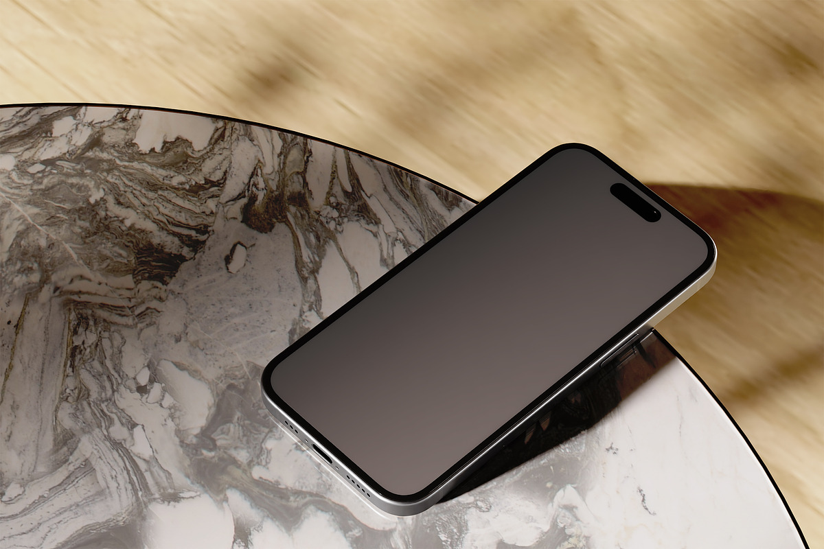 Aesthetic iPhone Mockup 01, a Device Mockup by Croma Studio (Photo 2 of 3)