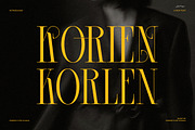 Korlen Elegant Serif Font, a Serif Font by Perfectype (Thumbnail 1 of 8)
