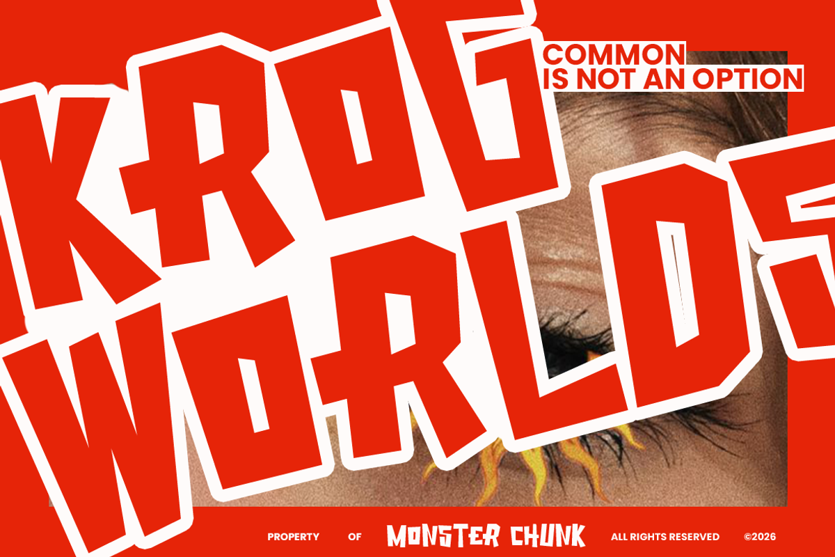 Monster Chunk Bold Playful Font, a Sans Serif Font by Rasio Studio (Photo 4 of 11)