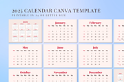 2025 CALENDAR CANVA TEMPLATE, a Stationery Template by The Little Lily Studio (Thumbnail 4 of 5)