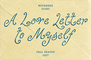 Handwritten Vintage Curly Font Duo, a Handwritten Font by Ayya Studio (Thumbnail 15 of 16)