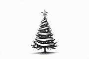 Festive Christmas Tree Silhouette Bu, an Illustration by Artivon (Thumbnail 3 of 21)