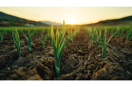 Close-up of young green plants, a Nature Photo by Sergey Kotenev