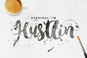 50%Off-Hustle Brush + Bonus, a Script Font by Graphic Box (Thumbnail 12 of 12)