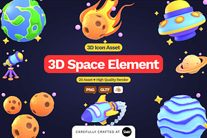 3D Space Illustration