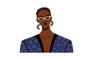 African-American women portraits set, a Person Illustration by Good Studio (Thumbnail 2 of 16)