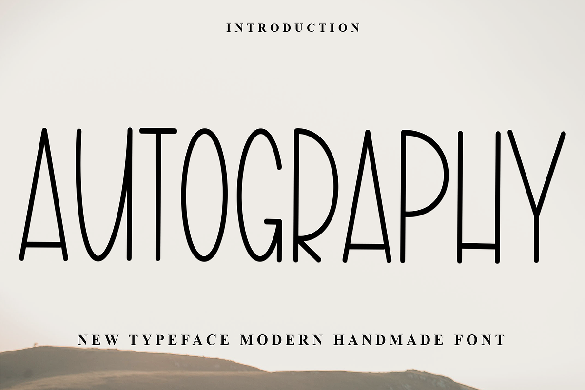 Autography, a Sans Serif Font by InermediaSTUDIO (Photo 1 of 8)