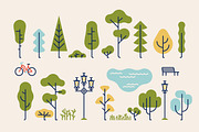 Attracted & Amused. Park graphics, an Illustration by Masha Tace (Thumbnail 3 of 10)