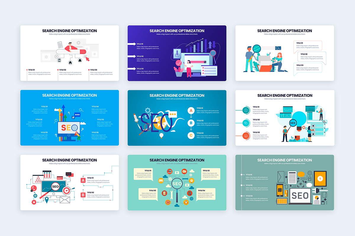 SEO Powerpoint Infographic Template, a Presentation Template by Slidesmash (Photo 2 of 4)