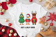 Just a Jolly Goose,Christmas Goose, an Illustration by DreamArtGraphic (Thumbnail 5 of 5)