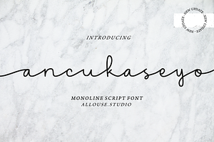 Ancukaseyo Font