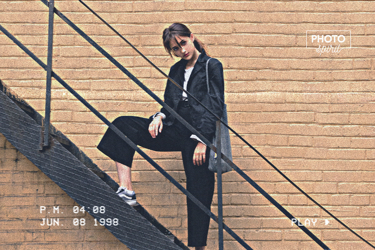 VHS Effect for Photoshop, a Brushes & More by PhotoSpirit (Photo 12 of 14)