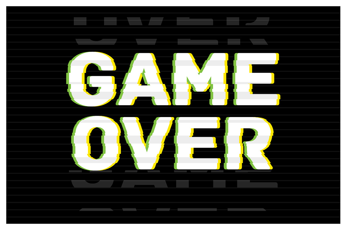 Game Over glitch, a Technology Illustration by Good Studio (Photo 1 of 3)