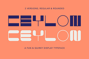 Ceylon - Quirky Display Font