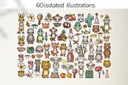 SEAMLESS PATTERNS  PRINTS  CLIPART, an Animal Illustration by TanyaSchuka (Thumbnail 2 of 21)