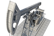 Oil Pump Jack, an Object 3D Model by Tedi Permana (Thumbnail 13 of 13)