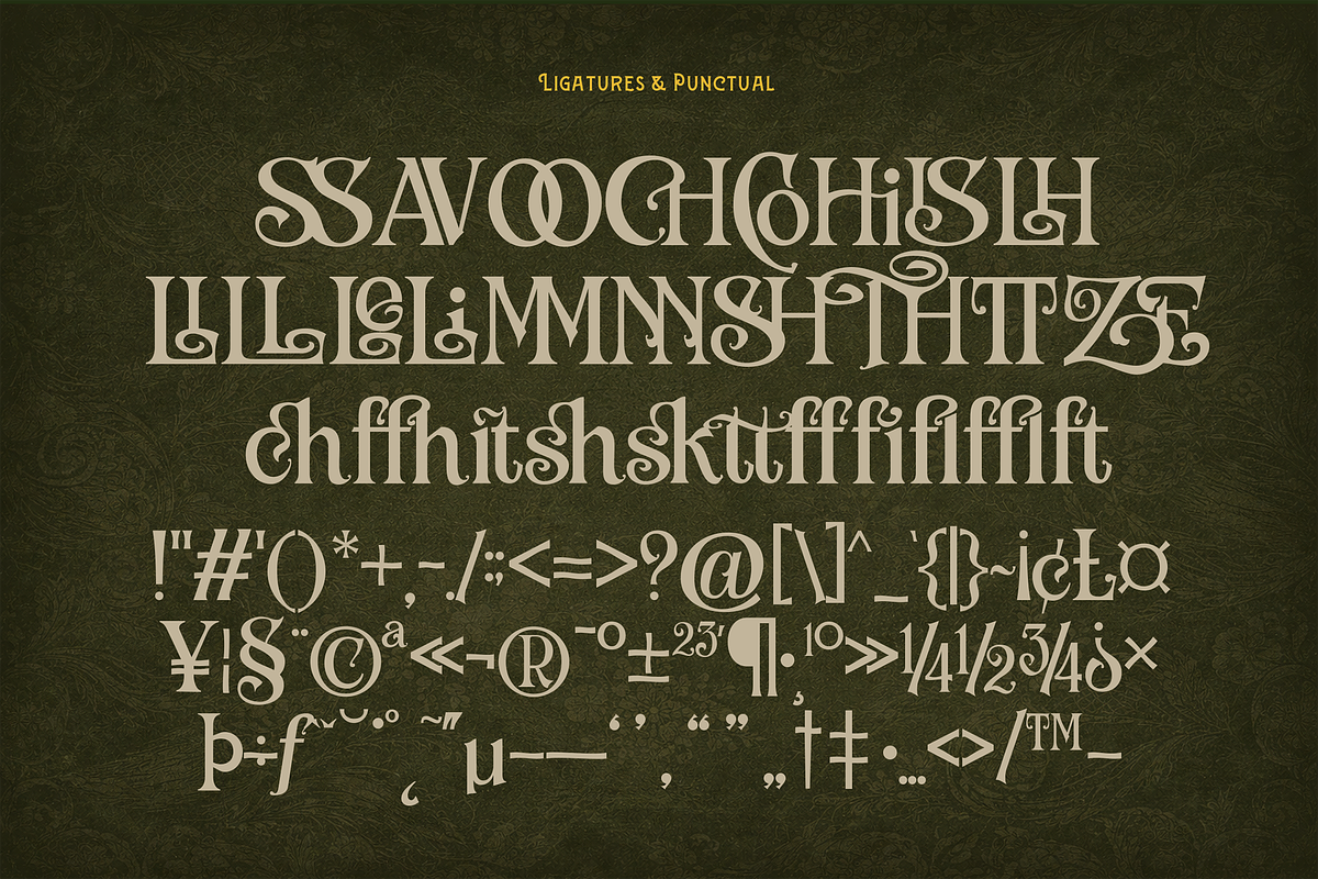 Libston - Luxurious Vintage & Extras, a Serif Font by Fortunes Co (Photo 5 of 14)