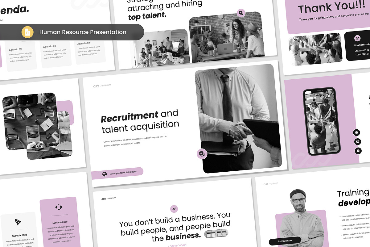 Human Resource Presentation Slides, a Presentation Template by Antstheme (Photo 1 of 2)