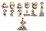 Spring animal easter Clipart, an Animal Illustration by ElenazlataArt (Thumbnail 6 of 7)