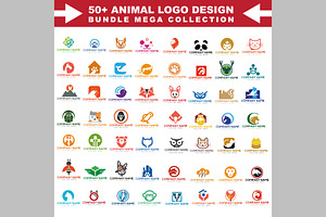 Big set animal logo creative simple, a Branding & Logo Template by ArmanHossen75