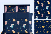 Seamless pattern mouse in watercolor, a Pattern Graphic by Dreamline Desings (Thumbnail 3 of 7)