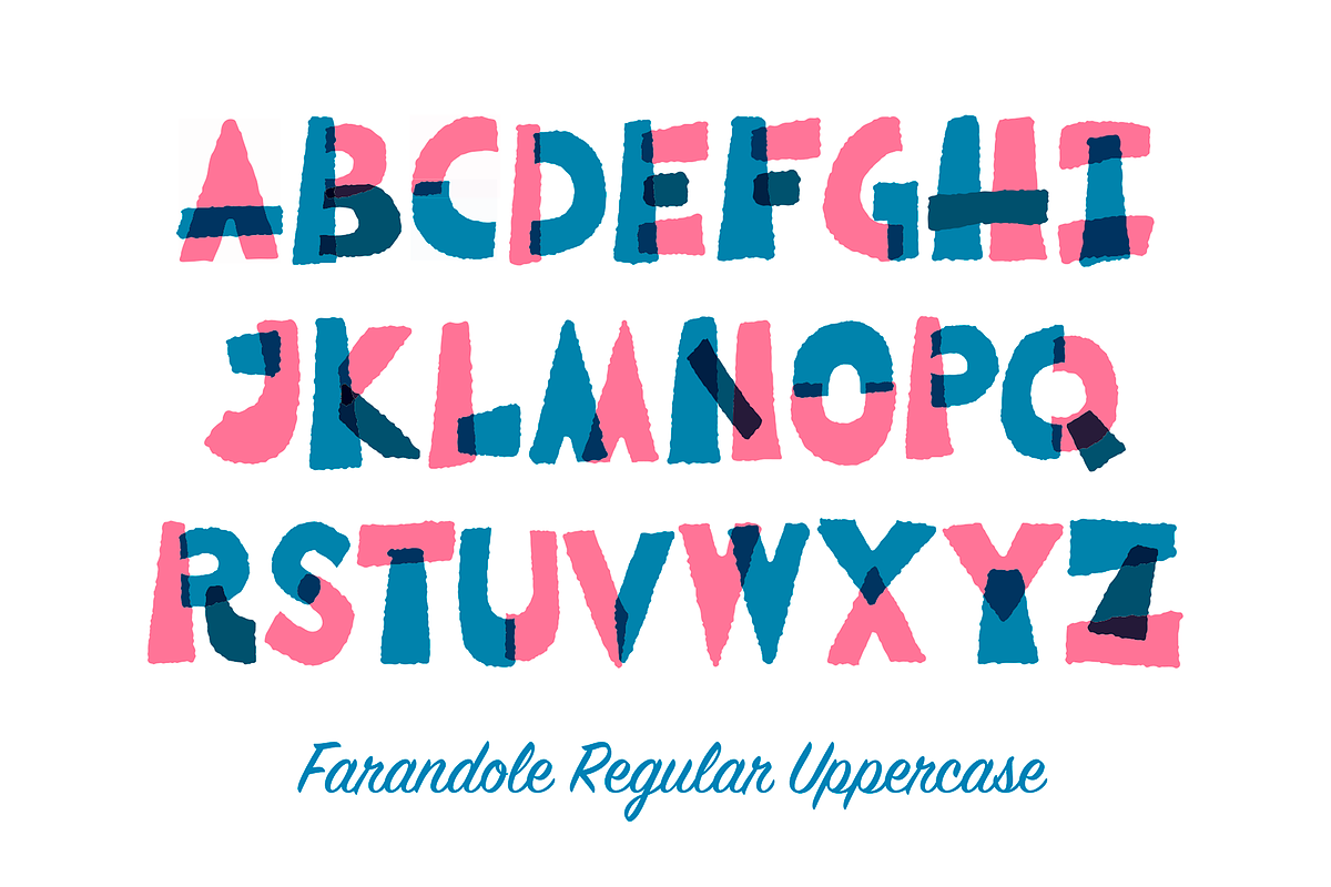 Farandole Layered Color Font 30%OFF, a Font by Francis Chouquet (Photo 11 of 15)