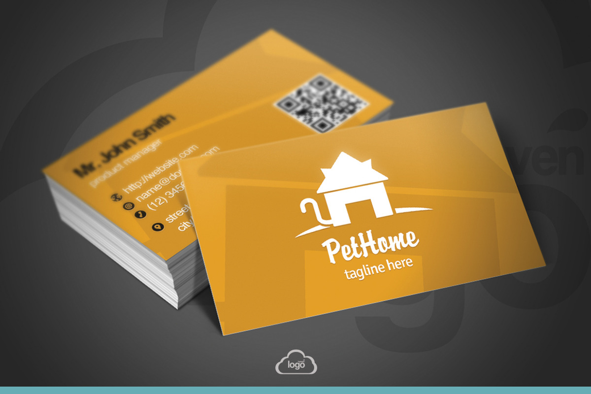 Pet Home Business Card, a Business Card Template by Logo Heaven (Photo 2 of 5)