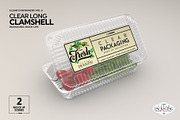 Long Clamshell Packaging Mockup, a Packaging Mockup by INCDesign (Thumbnail 9 of 12)
