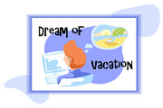 Traveling People Vector Illustration, a Person Illustration by RabbitAndPencil (Thumbnail 2 of 7)