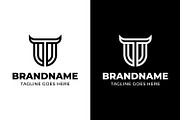 Letters TU or UT Bull Logo, a Branding & Logo Template by Pray Art Design Studio (Thumbnail 1 of 2)