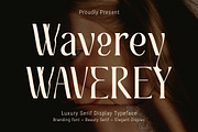 Waverey – Luxury Serif Display Font, a Serif Font by MERCI STUDIO (Thumbnail 1 of 8)