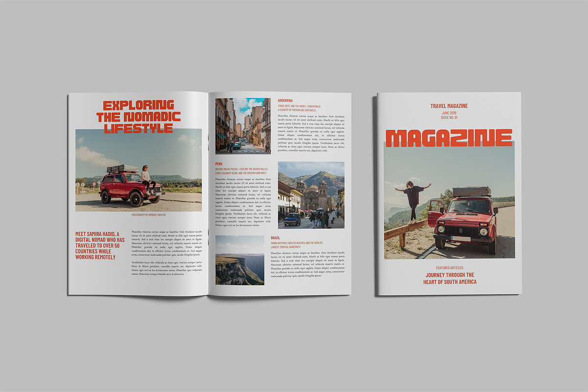 A4 Magazine Mockup Bundle, a Books & Magazine Mockup by Bangdastudio (Photo 5 of 11)