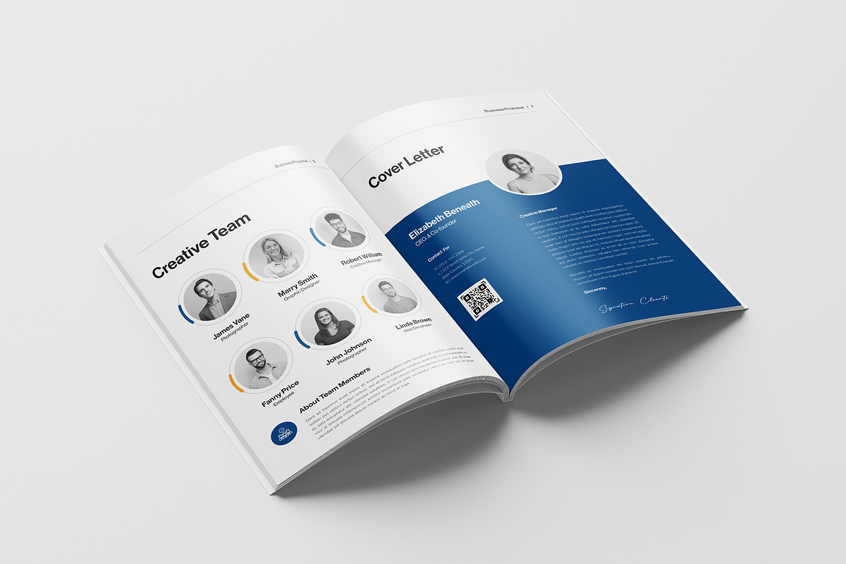 Project Proposal Template, a Brochure Template by Spark_Creative (Photo 6 of 16)
