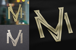 MV VM Monogram Logo