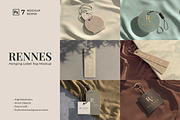 Rennes || Hanging Label Tag Mockup, a Packaging Mockup by JafarNation (Thumbnail 1 of 8)