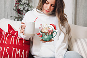 Christmas Snowman Hot Cocoa Png, an Illustration by designcity5 (Thumbnail 8 of 8)