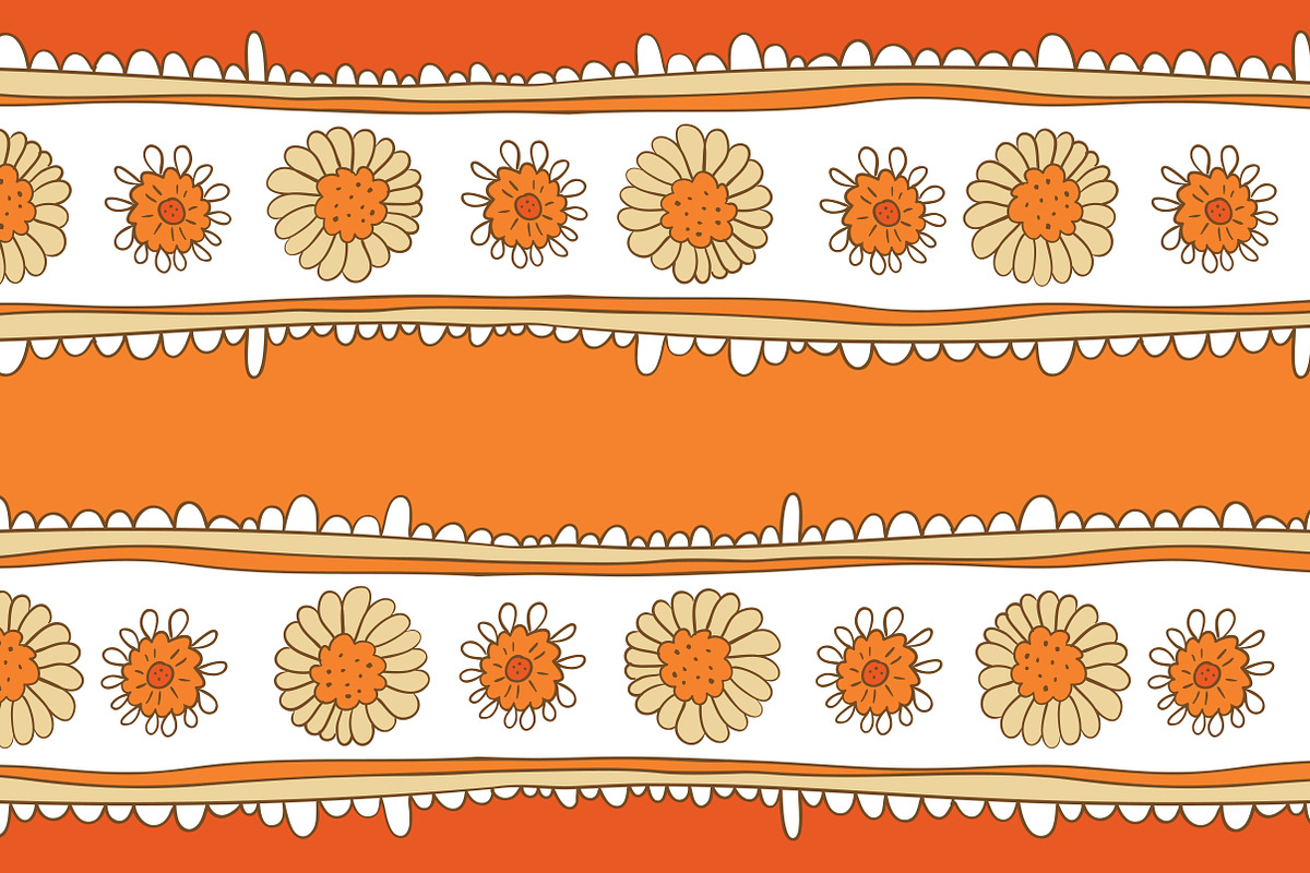 Vector set "Floral Pattern" preview 3