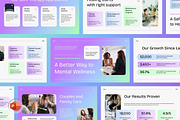 Mental Health Therapy Pitch Deck, a Presentation Template by Claymoon Lab (Thumbnail 2 of 7)