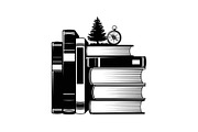 Vintage Book Stack Adventure Bundle, an Illustration by Designs_River (Thumbnail 29 of 31)