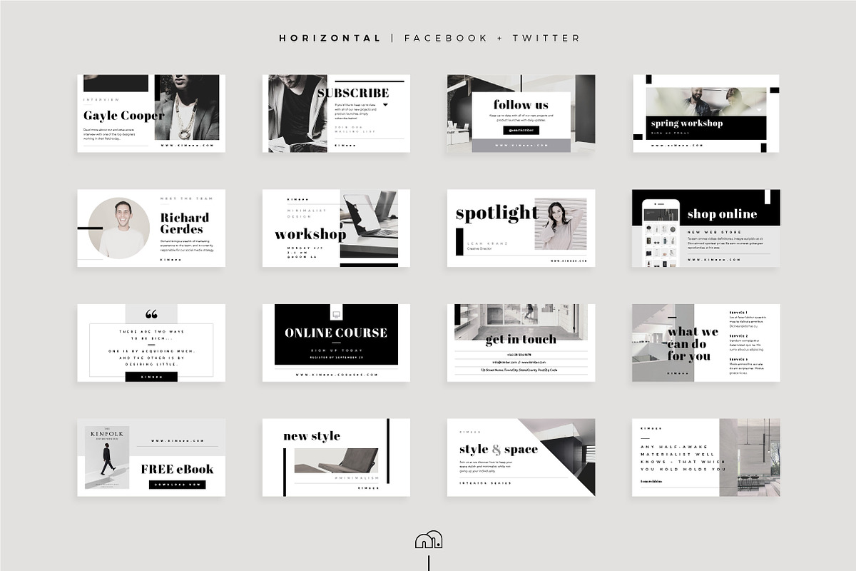 Social Media Pack - Kimber, a Social Media Template by bilmaw creative (Photo 6 of 11)