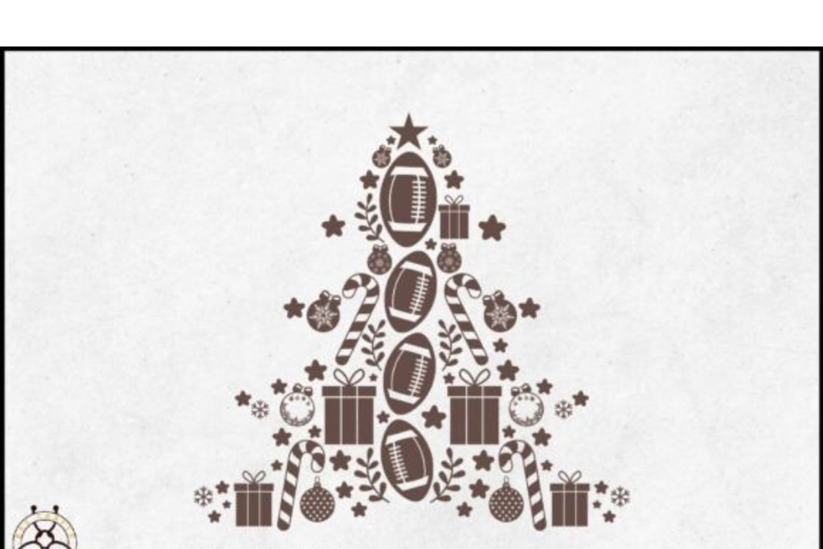 12 Christmas Football SVG Bundle, a Graphic by BeeCraftR (Photo 8 of 11)