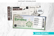 Barcelona Trip Reveal Gift Ticket, a Templates & Theme by Snapybiz (Thumbnail 1 of 10)