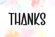 Paint Rainbow | Script Font, a Script Font by Scratchones (Thumbnail 8 of 8)