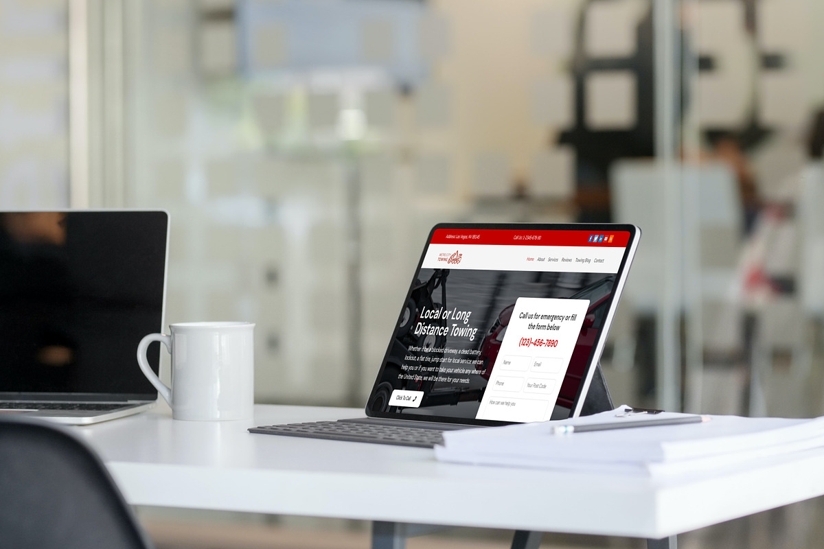 Towing Company WordPress Theme preview 3