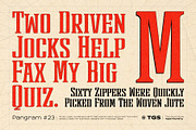 Retroristic Typeface, a Serif Font by The Good Store (Thumbnail 2 of 11)