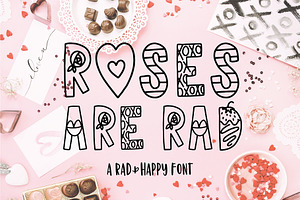Roses Are Rad Font