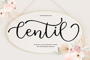 Centil, a Script Font by Sulthan Studio (Thumbnail 1 of 6)